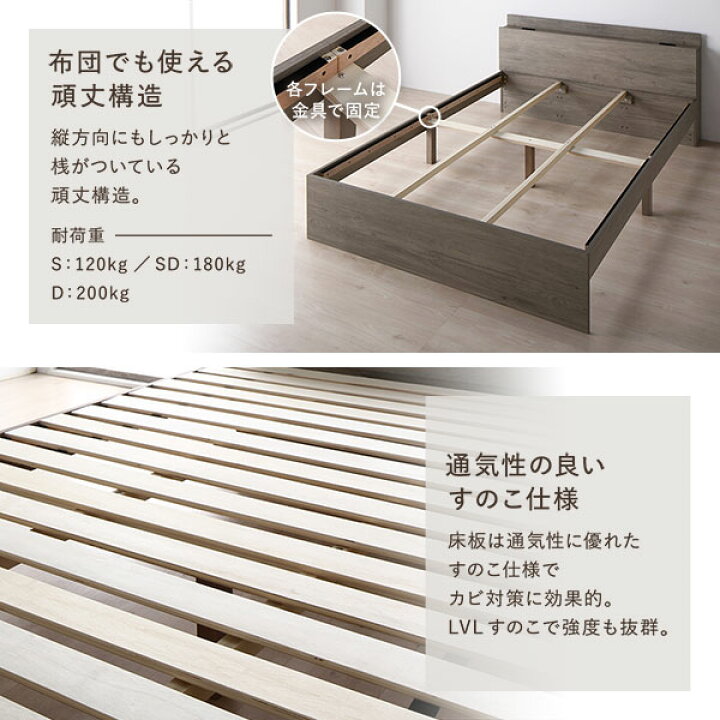 楽天市場】連結ベッド ワイドキング 200 （シングル×2台） ベッド 