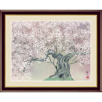 要問い合せ♥️日本の心、桜絵画♥️美しいアートお家で花見桜さくら絵額