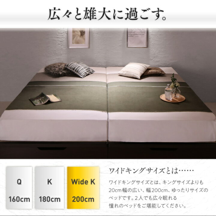 楽天市場】お客様組立 クイーンベッド 日本製 ヘッドレスベッド 跳ね 