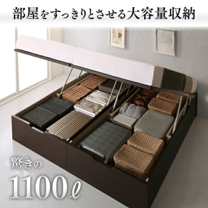 楽天市場】お客様組立 クイーンベッド 日本製 ヘッドレスベッド 跳ね 