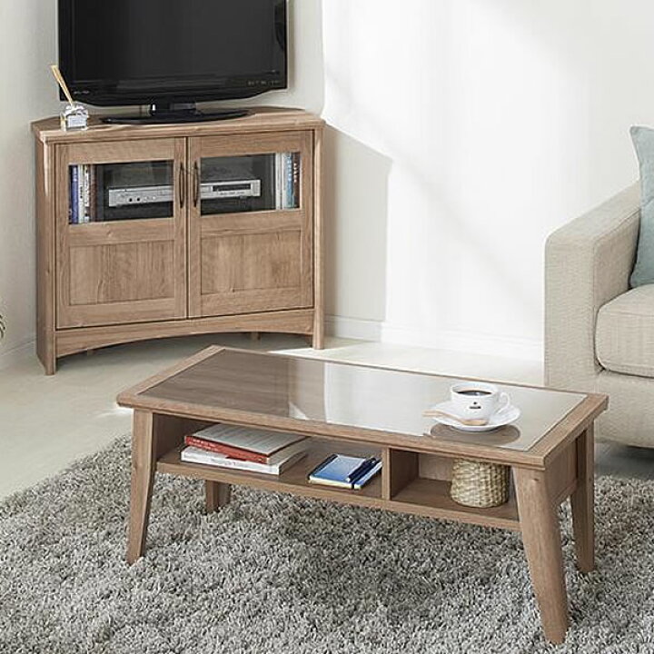 楽天市場】テレビ台 2点セット（コーナーテレビボード+ローテーブル  