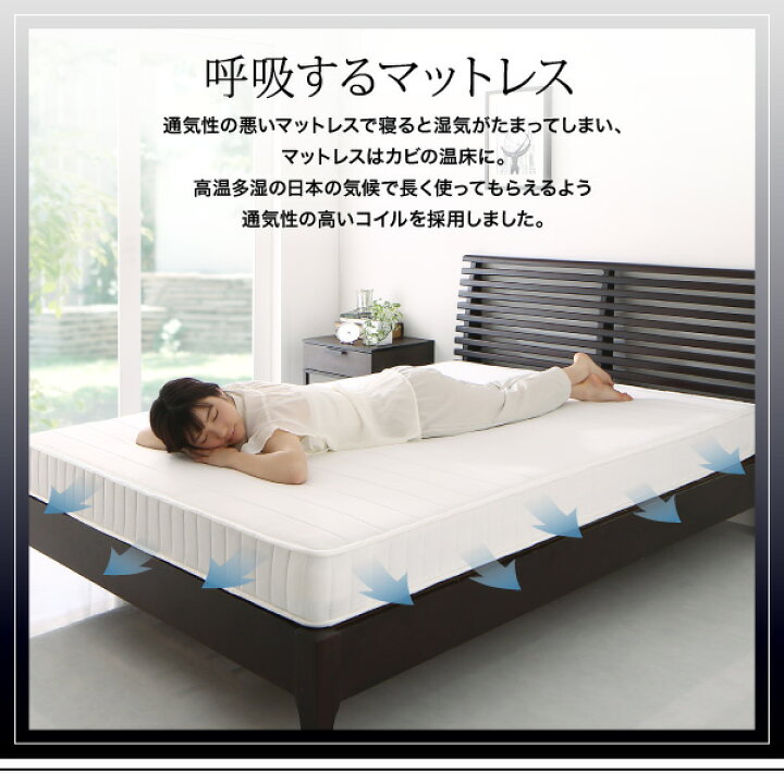 楽天市場】ボンネルコイルマットレス キング 幅180×長さ195×高さ15cm 