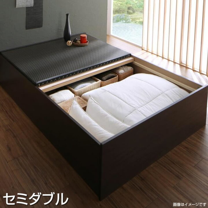 楽天市場】小上がり 畳ベッド セミダブル 小上がり収納 日本製 お客様  