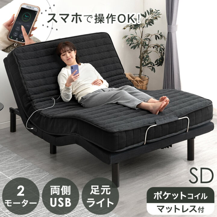 電動式ベッド【マットレス無し】 TJ2700
