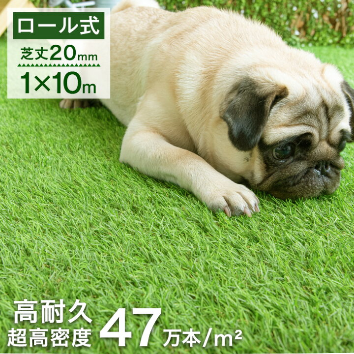 期間限定価格 6 まで 人工芝 リアル人工芝 幅2ｍ 長さ10ｍ 芝丈38mm 密度1 9倍 U字ピン 42本 付属 ロール 庭 ガーデニング ベランダ バルコニー 芝生 65 Off