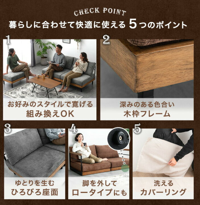楽天市場】洗える カバーリング ヴィンテージ カウチ ソファ 2人掛け 