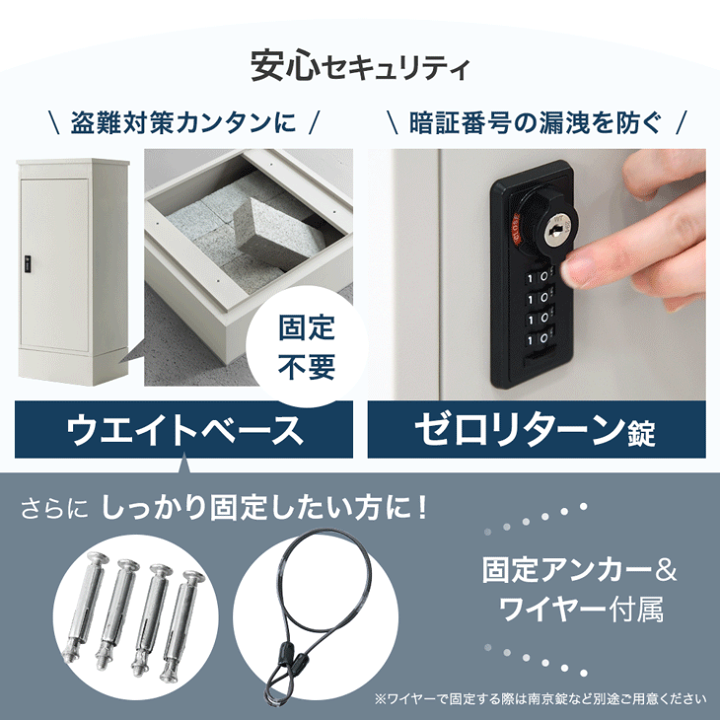 楽天市場】複数投函 OK 宅配ボックス 大容量 137L ゼロリターン