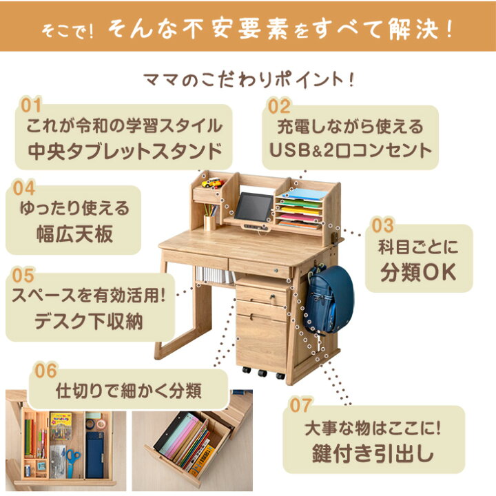 取引中】学習机 スイートデコレーション 電気スタンド 椅子付き 楽天 