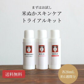 ふきとり化粧水 化粧水 乳液 トライアルキット セット ミニサイズ 保湿 米ぬか セラミド 角質ケア 透明感 くすみ うるおい 化粧品 スキンケア ふき取り 美人ぬか 28mL 30代 40代 50代 角質 ふきとり 拭き取り 8個セット