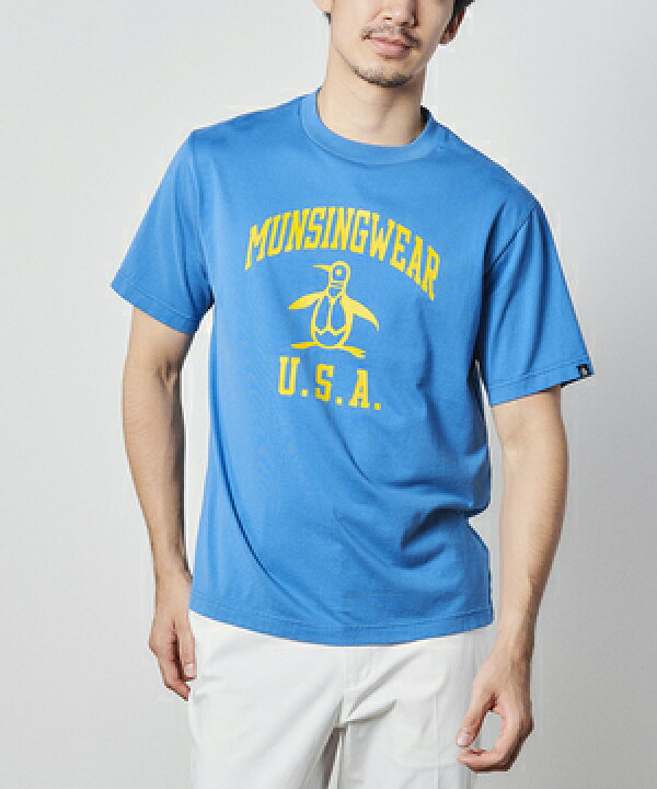 楽天市場 公式 受賞記念500円offクーポン Sale 50 Off マンシングウェア ペンギン リトル ピート ロゴエイジング加工半袖tシャツ メンズ ウェア Tシャツ ゴルフ スポーツ ブランド Mgmrjc51 21年春夏モデル セール デサント公式通販 楽天市場店