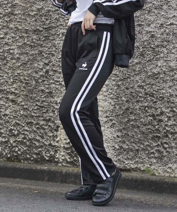 楽天市場 公式 Sale 31 Off ルコックスポルティフ トラックジャージロングパンツ レディース ウェア ロングパンツ ボトムス ライフスタイル カジュアル ムーブウェア スポーツウェア Qmwsjg31 22年春夏モデル セール デサント公式通販 楽天市場店