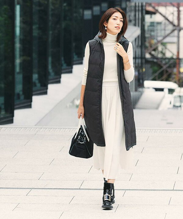 Lanvin Sport ランバンスポール中綿 ロングベスト ワンピース おすすめネット ランバンスポール中綿