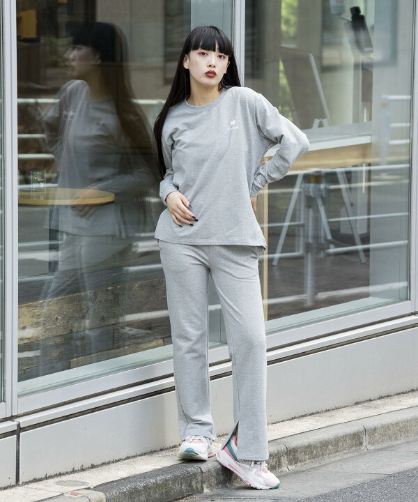 楽天市場 公式 ルコックスポルティフ リラックスロングパンツ レディース ウェア ロングパンツ ボトムス トレーニング トレーニングウェア スポーツウェア Qmwsjg32 22年春夏モデル デサント公式通販 楽天市場店