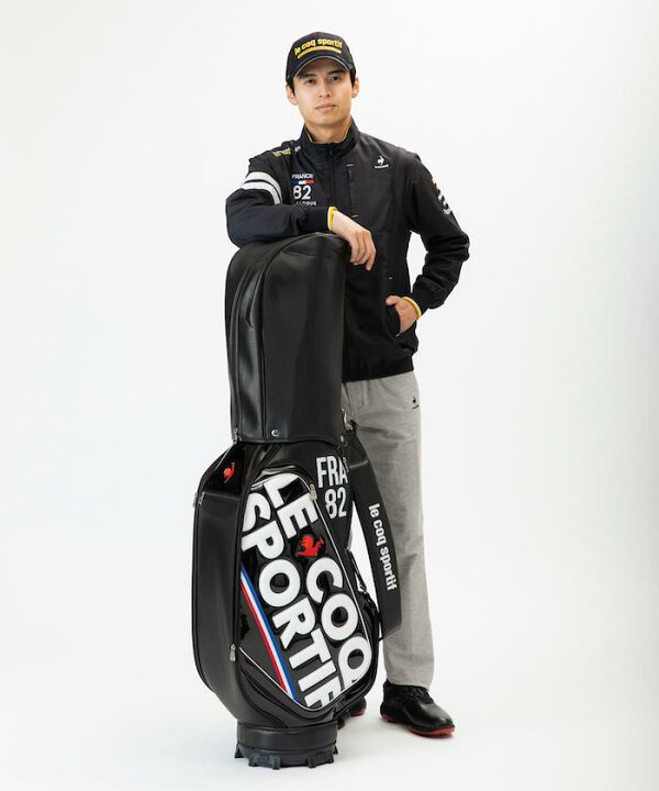 楽天市場 公式 ルコックスポルティフ ゴルフ ビッグロゴグラフィック大口径キャディバッグ 3 7kg 9 5型 6分割 47インチ対応 メンズ ルコック キャディバッグ ゴルフバッグ ルコックゴルフ スポーツ ブランド ルコック Qqbtjj03 22年秋冬モデル デサント