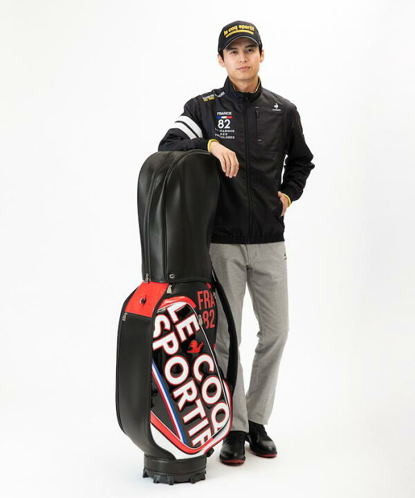 楽天市場 公式 ルコックスポルティフ ゴルフ ビッグロゴグラフィック大口径キャディバッグ 3 7kg 9 5型 6分割 47インチ対応 メンズ ルコック キャディバッグ ゴルフバッグ ルコックゴルフ スポーツ ブランド ルコック Qqbtjj03 22年秋冬モデル デサント