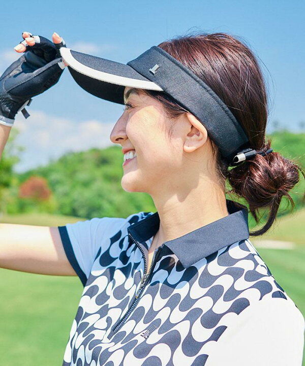 楽天市場 公式 ランバン スポール ヘンプバイザー Uv 高級感 小顔効果 フィット感 レディース アクセサリー 小物 キャップ 帽子 ゴルフ ゴルフウェア スポーツウェア ブランド 22年春夏モデル Vlt0347d2 デサント公式通販 楽天市場店
