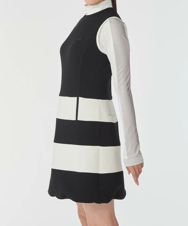 楽天市場 公式 ランバン スポール ブロッキングワンピース レディース ウェア ワンピース ゴルフ ゴルフウェア スポーツウェア ブランド 22年春夏モデル Vlt デサント公式通販 楽天市場店