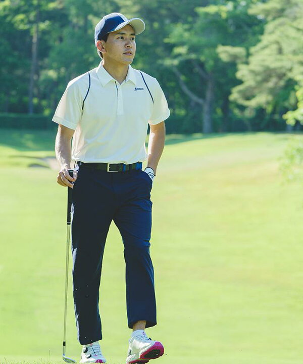 楽天市場 公式 スリクソン ラグランスリーブ半袖ポロシャツ 吸汗速乾 Uvケア Upf15 メンズ ウェア シャツ ポロシャツ ゴルフ ゴルフウェア スポーツウェア ブランド 22年秋冬モデル Rgmtja25 デサント公式通販 楽天市場店