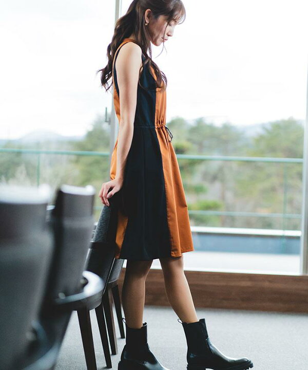 楽天市場 公式 ランバン スポール 異素材ハイブリットワンピース レディース ウェア ワンピース ワンピ ゴルフ ゴルフウェア スポーツウェア ブランド 22年春夏モデル Vltn デサント公式通販 楽天市場店