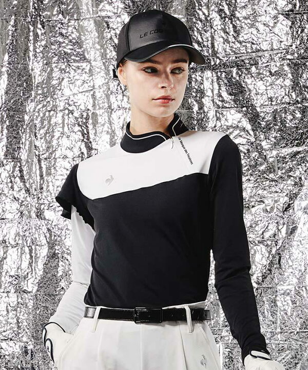 楽天市場 公式 ルコックスポルティフ ゴルフ アシンメトリーフリル長袖シャツ 吸汗速乾 ストレッチ Uv Cut Upf50 Descente Eco 再生材料使用型 レディース ウェア シャツ ポロシャツ ゴルフウェア ルコック 22年秋冬モデル Qgwujb10 デサント公式