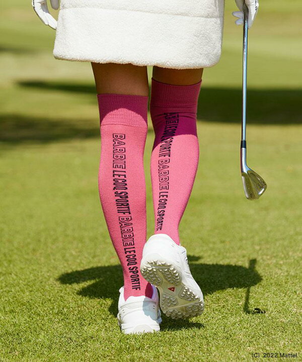 楽天市場 公式 ルコックスポルティフ ゴルフ Barbie Tm Le Coq Sportif バービー ニーハイソックス 抗菌防臭 足底パイル 足底サポート 冬用 レディース アクセサリー ソックス 靴下 ゴルフウェア ルコック 22年秋冬モデル Qgcujb05 デサント公式