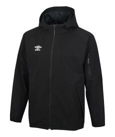 【公式】【SALE/20%OFF】 アンブロ UMBRO 【COACHERS】 ウーブンジャケット ストレッチ コーチャーズ 裏メッシュ フード付き 肩口ポケット メンズ ウェア ジャージ フットボール サッカーウェア スポーツ ブランド 2023年秋冬モデル UUUVJF35 暑さ対策