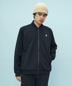 【公式】 【SALE/37%OFF】 ルコックスポルティフ ヘランカワッフル ボンバージャケット ストレッチ メンズ ウェア ジャケット ブルゾン トレーニング トレーニングウェア スポーツウェア ブランド 2023年秋冬モデル 新規セール QMMWJC01