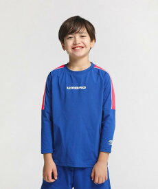 新生活応援★10%オフクーポン4/1まで 【公式】【SALE/30%OFF】 アンブロ 【ジュニア】 THE THIRD by umbro フィールテック 長袖プラクティスシャツ ストレッチ 吸汗 サンスクリーン キッズ サッカー tシャツ 練習 ウェア スポーツ ブランド 2023年秋冬 新規セール UUJWJB53