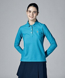 ＼竹田プロ優勝記念10%オフクーポン~4/28／【公式】 マンシングウェア 10YEARS POLO SHIRTS ( 10年ポロシャツ ) 長袖 日本製 レディース ウェア シャツ ポロシャツ ゴルフ ゴルフウェア おしゃれ スポーツウェア ブランド マンシング 2024年春夏モデル MGWWJB01