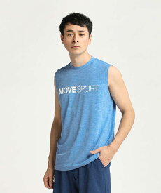 【公式】 MOVESPORT デサント SUNSCREEN TOUGH ソフトハイゲージ スリーブレスシャツ ストレッチ 吸汗速乾 UVカット サンスクリーン クーリング ユニセックス メンズ レディース ウェア トレーニング ブランド ムーブスポーツ DESCENTE 新レーベル 2024年春夏モデル DMMXJA59