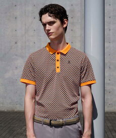 【マラソン期間限定 10%OFF】【SALE/40％OFF】【公式】ランバン スポール 幾何柄プリント 半袖ポロシャツ メンズ 吸汗速乾 UVカット -3℃差クーリング機能 サンスクリーン ゴルフ シャツ ウェア おしゃれ 新規セール スポーツ ブランド VG4FHS11M 2024年秋冬モデル