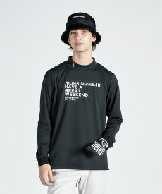 【11/15-16限定 P10倍/10%OFFクーポン】【公式】 マンシングウェア 【ENVOY】 長袖モックネックシャツ メンズ 吸汗速乾 クーリング効果 UVカット ストレッチ サンスクリーン 遮熱 ゴルフ シャツ ゴルフウェア スポーツ ブランド MG4FLS51M 2024年秋冬モデル