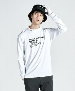 【公式】 マンシングウェア 【ENVOY】 長袖モックネックシャツ メンズ 吸汗速乾 クーリング効果 UVカット ストレッチ サンスクリーン 遮熱 ゴルフ シャツ ゴルフウェア スポーツ ブランド 2024