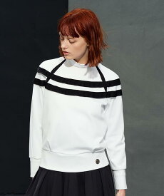 【マラソン期間限定 P10倍/10%OFFクーポン】【SALE/40％OFF】【公式】ランバン スポール グログラン使いプルオーバーカットソー レディース タウンユース ゴルフウェア ゴルフ おしゃれ スポーツ ブランド ジャージ スウェット ウェア VG4FSW31L 2024年秋冬モデル