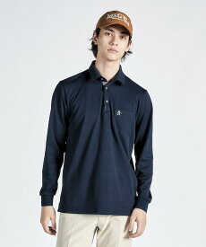 【11/15-16限定 P10倍/10%OFFクーポン】【公式】 マンシングウェア テーラードカラー 長袖ポロシャツ メンズ 吸汗 ストレッチ チェック柄 ゴルフウェア ゴルフ シャツ ウェア おしゃれ スポーツ ブランド MG4FLS27M 2024年秋冬モデル