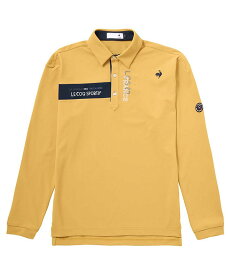 【公式】 ルコックスポルティフ ゴルフ 【ストレッチフォーサー】 ベーシックデザイン 長袖ポロシャツ メンズ 吸汗速乾 ストレッチ UVカット ゴルフウェア シャツ ブランド 新規セール LG4FLS00M 2024年秋冬モデル