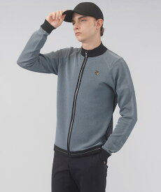 【マラソン期間限定 P10倍/10%OFFクーポン】【公式】ランバン スポール フルオープンメッシュニットセーター メンズ アウターニット ゴルフウェア ゴルフ 防寒 セーター ニット ウェア おしゃれ セール スポーツ ブランド VMX4061A6N 2024年春夏モデル