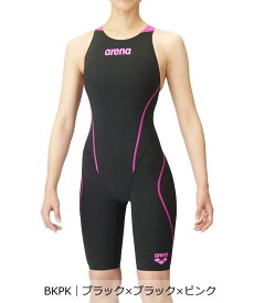 【マラソン期間限定 P10倍/10%OFFクーポン】【公式】アリーナ 【WA承認】アクアフォースフュージョントライ ハーフスパッツオープンバック（クロスバック） レディース 女性 競泳水着 レーシング 水泳 スイムウェア スイミング スポーツ ブランド ARN-1010W 2025年春夏モデル