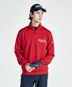 【公式】 マンシングウェア 表撥水 裏吸汗カットソー ハーフジッププルオーバー メンズ ストレッチ ゴルフウェア ゴルフ 長袖 ジャージ スウェット ウェア おしゃれ スポーツ ブランド 2024