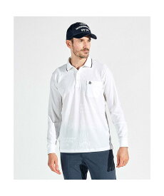 【マラソン期間限定 P10倍/10%OFFクーポン】【公式】マンシングウェア ストレッチリンクスジャガード長袖ポロシャツ メンズ 吸汗速乾 UVカット ゴルフ シャツ ウェア ゴルフウェア おしゃれ スポーツ ブランド MG5SLS21M 2025年春夏モデル