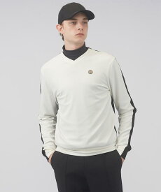 【マラソン期間限定 P10倍/10%OFFクーポン】【公式】ランバン スポール ハイブリッド Vネックセーター メンズ 防寒 異素材使い 上品 ウェア セーター ニット 冬用 ゴルフ ゴルフウェア おしゃれ スポーツウェア ブランド セール VMX402139N 2024年春夏モデル