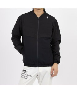【公式】 ルコックスポルティフ ゴルフ 【WEB限定】 2WAY中綿ノーカラーブルゾン メンズ ゴルフウェア おしゃれ 新規セール スポーツ ブランド ジャケット ブルゾン ウェア 2024年秋冬モデル LG