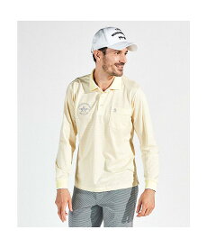 【11/15-16限定 P10倍/10%OFFクーポン】【公式】マンシングウェア ハイゲージバーズボーダー長袖ポロシャツ メンズ 吸汗速乾 胸ポケットあり ゴルフウェア ゴルフ おしゃれ スポーツ ブランド シャツ ウェア MG5SLS22M 2025年春夏モデル