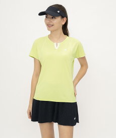 【公式】 ルコックスポルティフ Aile forme ゲームシャツ レディース 吸汗速乾 UVカット 遮熱 クーリング効果 サンスクリーン JTA公認 テニスウェア テニス スポーツ ブランド Tシャツ ウェア LN5SHT01L 2025年春夏モデル