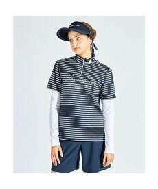 【公式】マンシングウェア 袖脱着スタンドジップ半袖シャツ レディース 女性 吸汗速乾 ストレッチ UVカット サンスクリーン クーリング効果 遮熱 デタッチャブル ゴルフ シャツ おしゃれ スポーツ ブランド 2025年春夏モデル MG5SHS23L