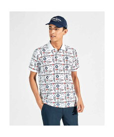 【SALE/20％オフ】【公式】マンシングウェア サンスクリーングラフィック総柄プリント 半袖ポロシャツ メンズ 男性 UVカット 遮熱 クーリング効果 ストレッチ 吸汗速乾 ゴルフ シャツ おしゃれ スポーツ ブランド MG5SHS40M 2025年春夏モデル