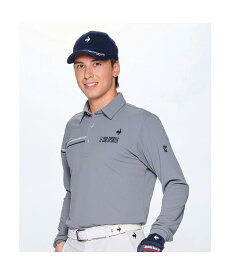 【マラソン期間限定 P10倍/10%OFFクーポン】【公式】ルコックスポルティフ ゴルフ 鹿の子長袖シャツ メンズ 男性 吸汗速乾 ストレッチ UVカット UPF50+ ポロシャツ ゴルフウェア おしゃれ スポーツ ブランド LG5SLS00M 2025年春夏モデル