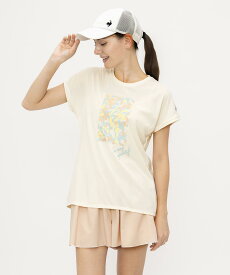 【公式】 ルコックスポルティフ テニス 汗染み軽減プラクティスシャツ レディース 女性 吸汗速乾 ストレッチ UVカット 半袖Tシャツ レギュラーシルエット ウェア トレーニング スポーツ ブランド LN5SHT52L 2025年春夏モデル