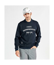 【楽天スーパーセール 50%OFF】【公式】マンシングウェア 360°ストレッチグラフィックロゴ刺繍スウェットシャツ メンズ 男性 2WAYストレッチ 長袖シャツ ウェア ゴルフ おしゃれ スポーツ ブランド MG5SSW21M 2025年春夏モデル