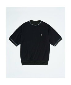 【マラソン期間限定 P10倍/10%OFFクーポン】【公式】ペンギン バイ マンシングウェア 60’ S Mock neck shirt 半袖シャツ メンズ 男性 スウェット感覚 モックネックシャツ ゴルフ ウェア おしゃれ スポーツ ブランド MU5SHS08M 2025年春夏モデル